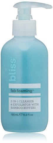 Bliss Fab Foaming 2-In-1 Cleanser & Exfoliator 6.4 fl oz