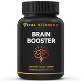 Brain Supplement Nootropics Booster - 30 Capsules - Miyo Kind