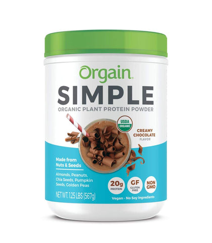 Simple Organic Plant Protein Powder - Chocolate - 1.25 lbs - Miyo Kind