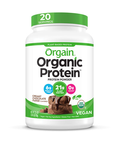 Organic Plant Based Protein Powder - Creamy Chocolate Fudge - 2.03 lbs - Miyo Kind