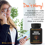 Brain Supplement Nootropics Booster - 30 Capsules - Miyo Kind