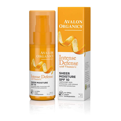 Avalon Organics Intense Defense SPF 10 Moisturizer - 1.7 oz.