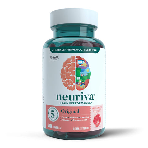 Nootropic Brain Support Supplement - 50 Strawberry Gummies - Miyo Kind