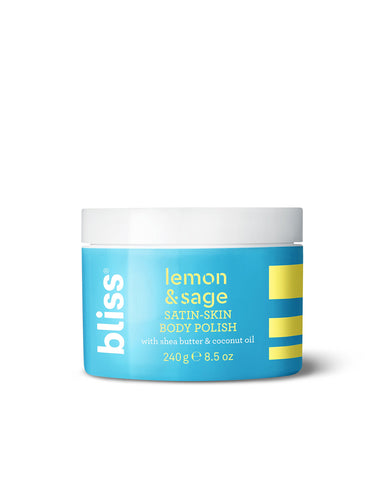 Bliss Lemon & Sage Satin Skin Body Polish 8.5 oz