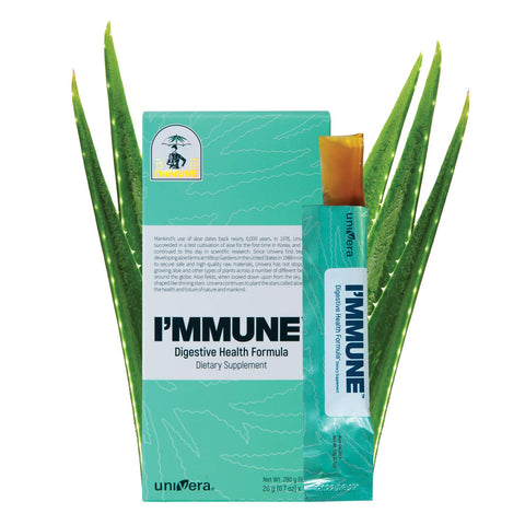 Aloe Vera Immune Support, Digestive & Skin Health - 14 Sticks - Grape Apple - Miyo Kind