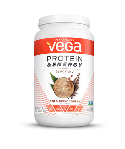 Vega Protein & Energy - Cold Brew Coffee - 24 Servings - Miyo Kind