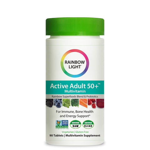 Active Adult 50+ Multivitamin for Immune, Bone, and Energy Support - 90 Count - Miyo Kind