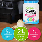 Organic Plant Based Protein - Vanilla Bean - 2.02 lbs - Miyo Kind